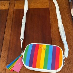 Kate Spade Multicolor Stripe Crossbody Bag